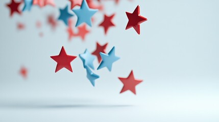 Red, white, and blue stars