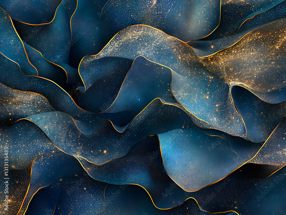 Poster dynamic flowing textures abstract background digital art colorful waves close-up view artistic conce