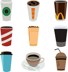 vector images, various coffee images