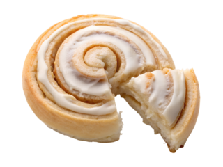 Delicious swirled pastry delight bakery food image cozy kitchen close-up sweet treats, isolated on white or transparent background