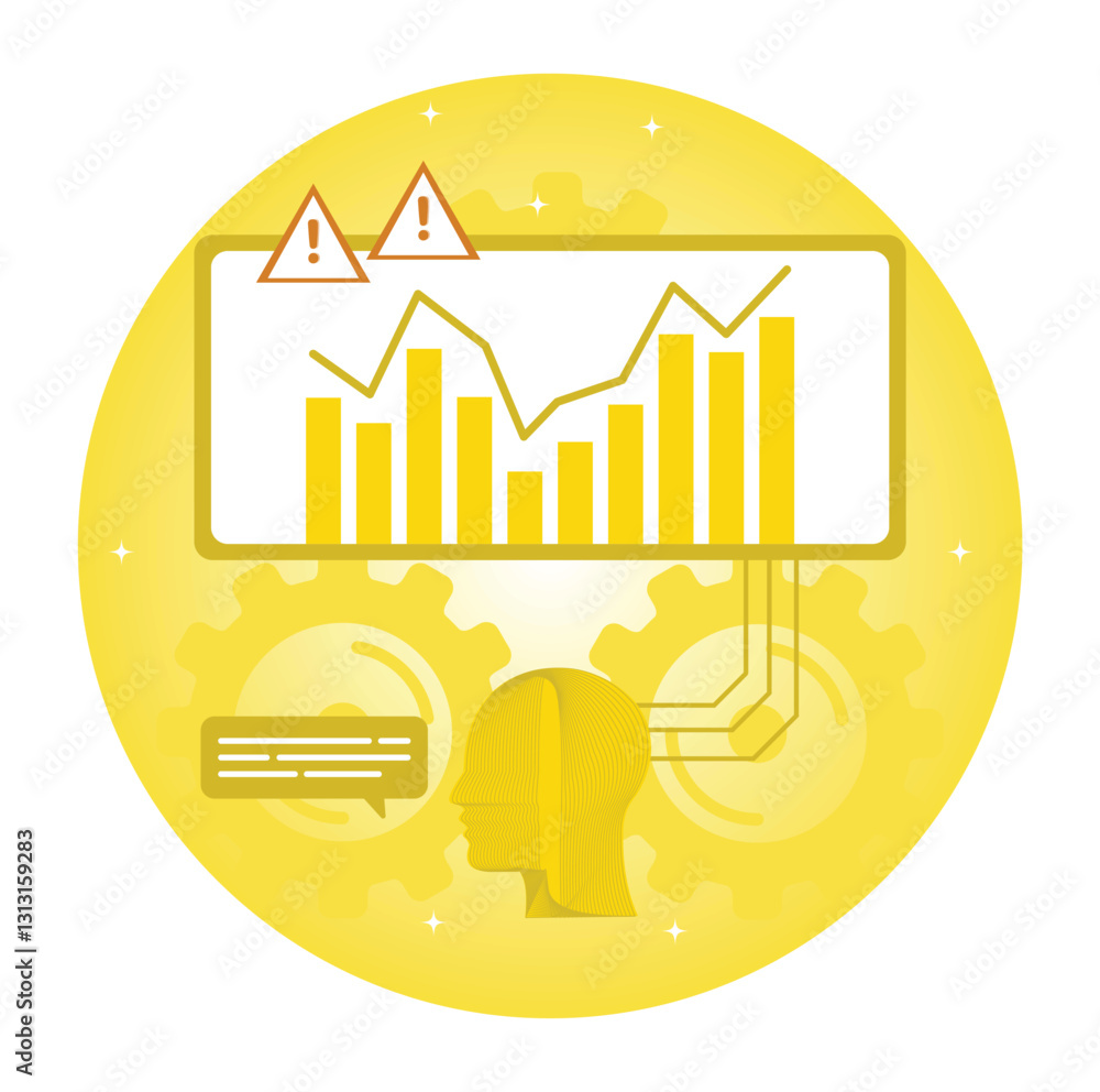 Poster ai anomaly detection concept.