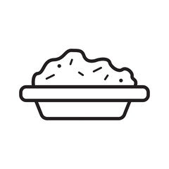 white rice on a plate