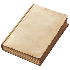 Naklejka premium Sketchbook with high-quality paper isolated on transparent background