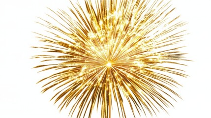 Obraz premium Golden Sparkler Firework Display with Bright Glowing Lights
