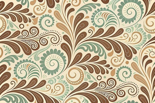 Seamless Abstract Pattern Texture Background Mocha Mousse Pantone's Color, seamless floral pattern