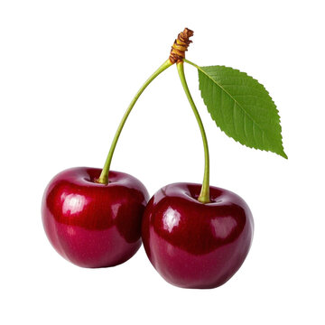 Two charries on a white or transparent background.