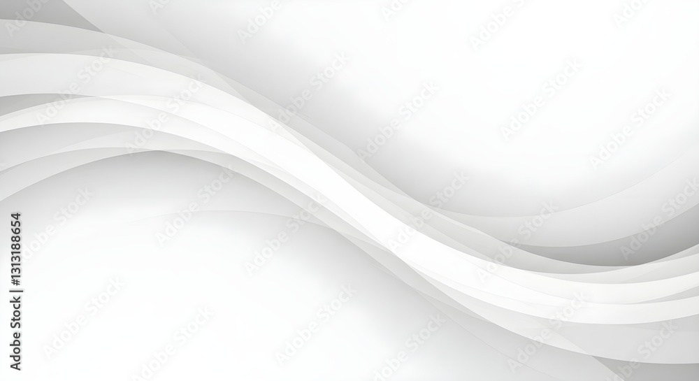 Poster gray abstract background. abstract white and gray background with smooth lines, waves, and flowing s