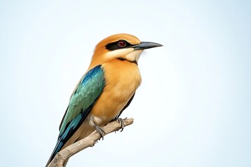 Fototapeta premium Stunning Colorful Kingfisher on a Branch