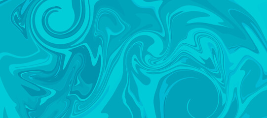 Fototapeta premium Blue abstract liquid background