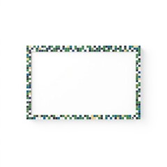 Mosaic Border Mockup Design Template