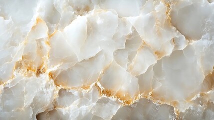 White and Gold Onyx Stone Texture Background