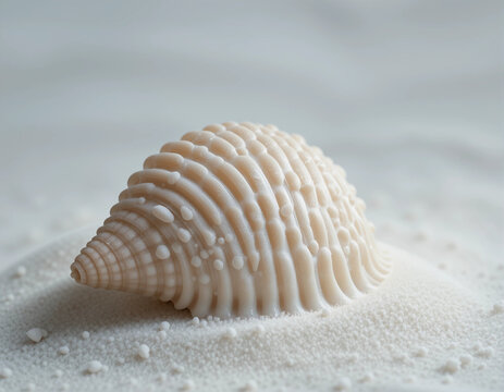 Serene Shores &ndash; Stunning Deserted Beach and Calm Ocean Illustrations for Peace and Relaxation
