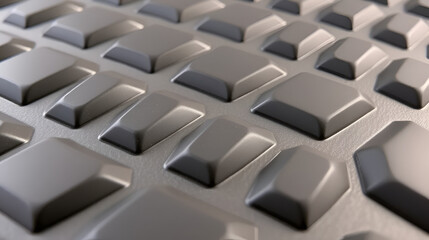 Fototapeta premium Closeup of a Molded Rubber Pattern with a diamondshaped texture, commonly used for insulation and sealing purposes.