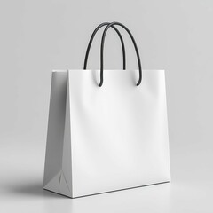 Blank White Shopping Bag Mockup