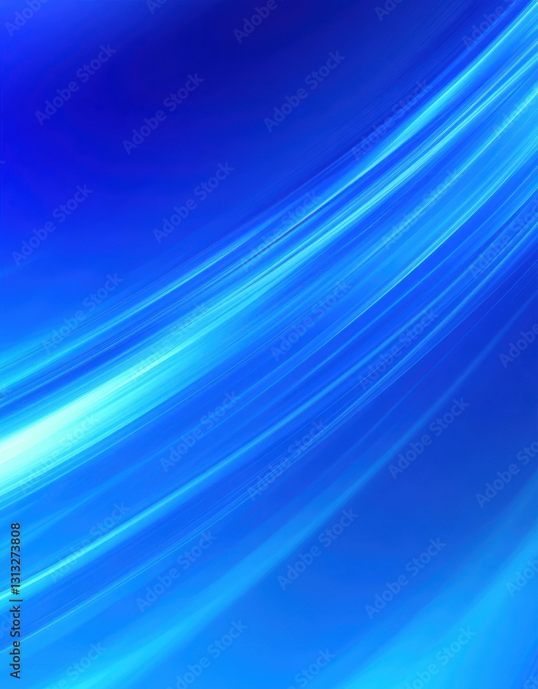 Aufkleber abstract blue background design with flowing light and smooth textures for modern digital projects a