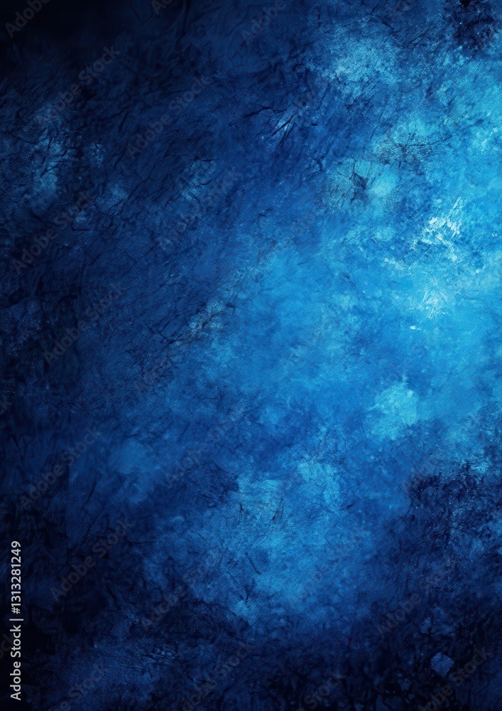 Poster abstract blue background with textured patterns and soft light effects for creative design projects 
