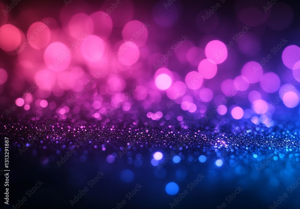 Poster vibrant and colorful abstract background with shimmering bokeh effects and glittering particles : ge