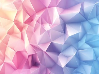 Obraz premium Modern Beautiful Abstract Geometric Background in Shades of Pink and Blue : Generative AI