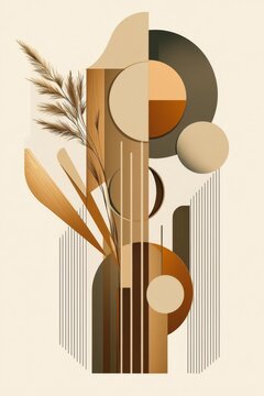 Unique design elements that harmonize modern and bohemian aesthetics.