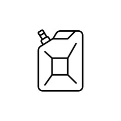 Gas Can line icon