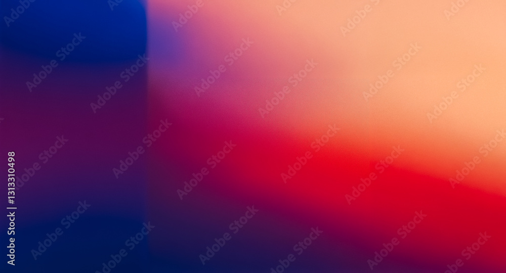 Aufkleber vibrant abstract background featuring a smooth gradient of deep blue blending into purple, red, and 