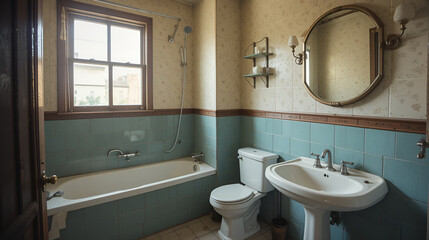 Outdated bathroom