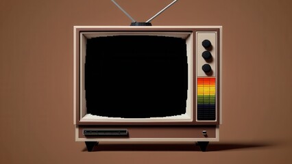  a nostalgic vintage television set awaits the return of beloved shows