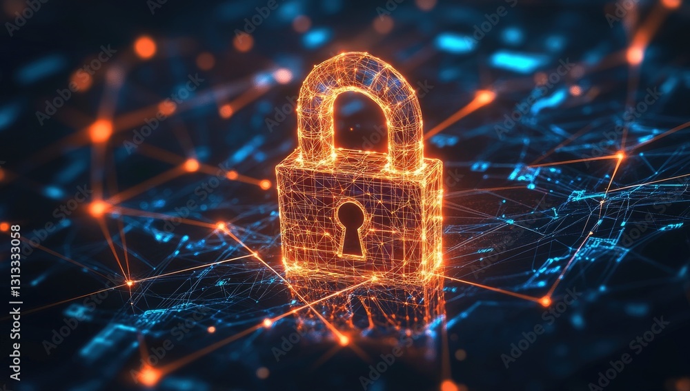 Poster digital lock on network