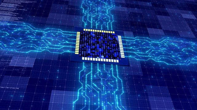 Artificial intelligence large model training gpu chip and circuit board