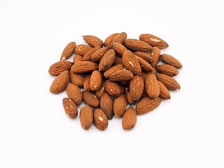 볶은 유기농 아몬드, 음식, 너트 