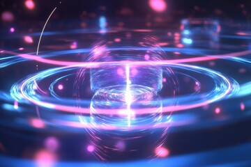 Magnetic field formation with electron spin alignment