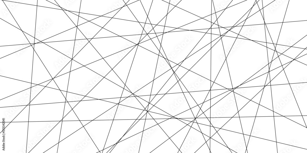Fototapete Abstract black lines with white background. Creative and geometric shape with luxury pattern and paper texture design. abstract background with stripes for website design Technology background.	
