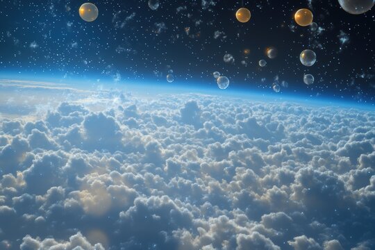 The formation of ozone from oxygen molecules showing atmospheric chemistry and theoretical stratosphere