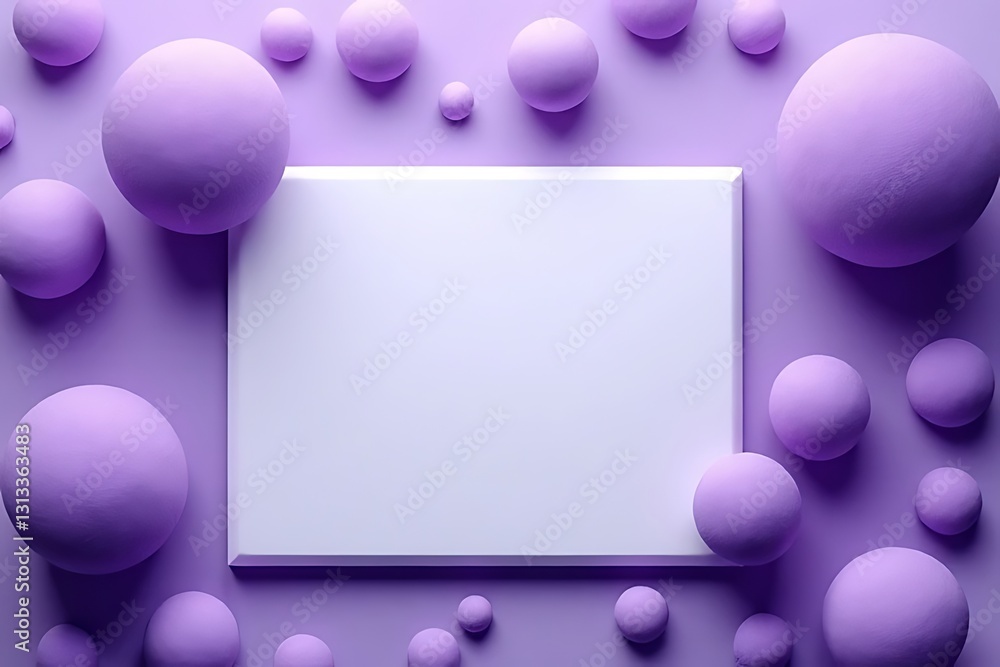 Poster creative minimalist design showcase studio space image composition modern environment top-down view 