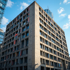Fototapeta premium Barbican, London, UK, Architecture, Design, Brutalism