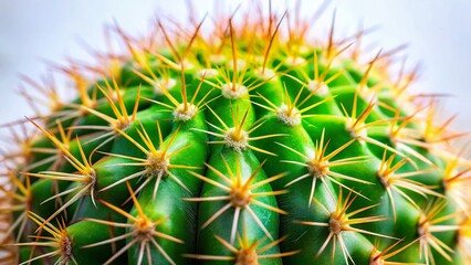 Obraz premium Stunning Close-up of a Prickly Pear Cactus with Delicate Thorns