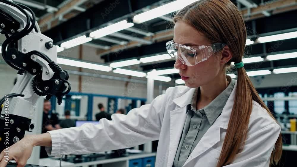 Poster advanced robotics in industrial factory setting: an overview of automation technology and workflow d