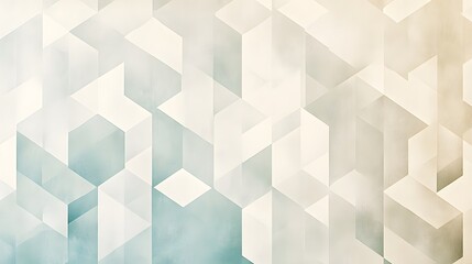 Abstract geometric pattern composed of three dimensional box shapes