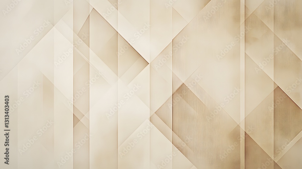 Poster geometric abstract design featuring overlapping shapes and varying tones