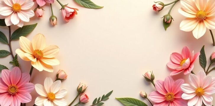 Delicate floral patterns on vibrant eggshell hues, handpainted, pastel