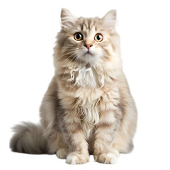 Obraz premium cat on transparent background