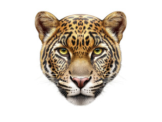 Obraz premium Intense gaze, closeup portrait of a majestic tiger's face, captivating striped beauty