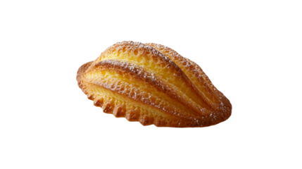 Chocolate Madeleine on transparent background PNG.