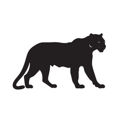 Obraz premium Agile Jaguar Silhouette in Motion