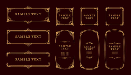 アンティーク　ビンテージ　フレーム飾り枠
