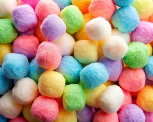 colorful cotton candy background