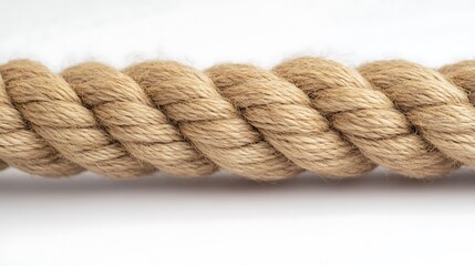 Close-up of a light brown rope