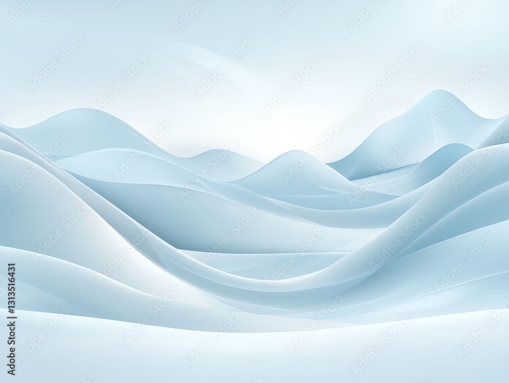 Poster dynamic blue wave pattern, abstract fluid background for modern design and digital presentations