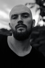 brutal man with a beard