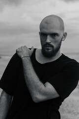brutal man with a beard
